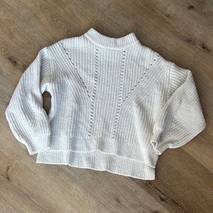 Old Navy Cream Knit Sweater